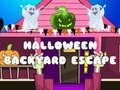 Гра Втікач з Halloween на задньому дворі онлайн