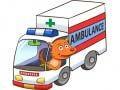 Гра Мультфільм Ambulance Пазл онлайн