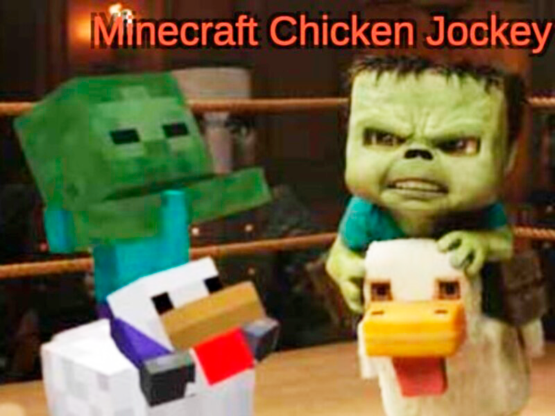 Гра Minecraft: курячий жокей онлайн