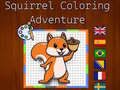 Гра Пригоди роз coloring белок онлайн