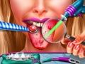 Гра Лікарка Еллі з язиками онлайн Гра Лікарка Еллі з язиками онлайн