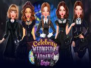 Гра Знаменитості в стилі Wens Addams онлайн