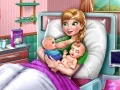 Гра Народження близнюків льодової принцеси онлайн Гра Народження близнюків льодової принцеси онлайн