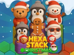Гра Hexa Stack: Різдво онлайн