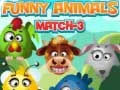 Гра Веселі Тварини Матч 3 онлайн Гра Веселі Тварини Матч 3 онлайн