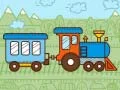 Гра Потяги для дітей Розфарбування онлайн