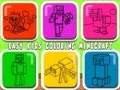 Гра Легке розфарбування для дітей Minecraft онлайн Гра Легке розфарбування для дітей Minecraft онлайн