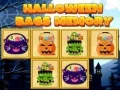 Гра Пам'ять Halloween мішків онлайн Гра Пам'ять Halloween мішків онлайн