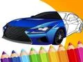 Гра Книга розфарбувань японських люксових автомобілів онлайн