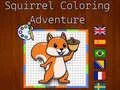 Гра Пригоди роз coloring белок онлайн