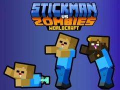 Гра Стікмен проти Зомбі WorldCraft онлайн