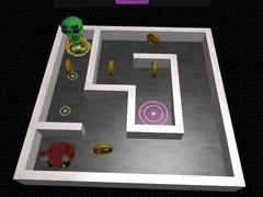 Гра 3D Лабіринт і Робот онлайн