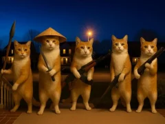 Гра Кіт з рушницею Clicker Evolution онлайн