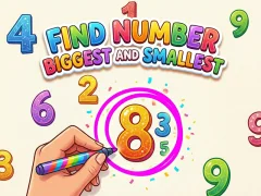 Гра Find Number Biggest and Smallest онлайн