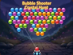 Гра Bubble shooter Пошук кристалів онлайн