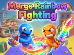 Гра Merge Rainbow Fighting онлайн