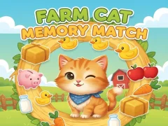 Гра Farm Cat: Memory Match онлайн Гра Farm Cat: Memory Match онлайн