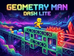 Гра Geometry Man Dash Lite онлайн