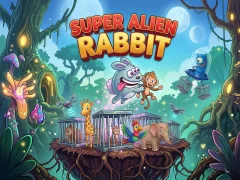 Гра Super Alien Rabbit онлайн