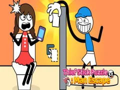Гра Stickman Thief: Man Escape онлайн