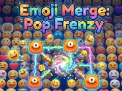 Гра Emoji Merge: Pop Frenzy онлайн
