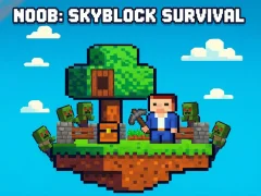 Гра Noob: Skyblock Survival онлайн