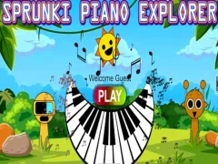 Гра Sprunki Piano Explorer онлайн