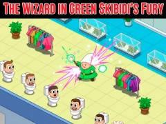 Гра Wizard in Green: Fury of Skibidi онлайн