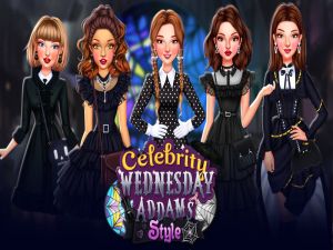 Гра Знаменитості в стилі Wens Addams онлайн
