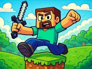 Гра Minecraft parkur tial онлайн