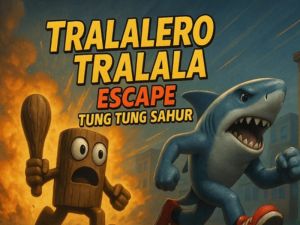 Гра Tralalero Tralala Escape з Tung Tung Sahura онлайн