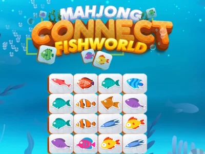 Гра Mahjong connection: Fish world онлайн