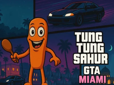 Гра Tun Tun Sahur GTA Miami онлайн