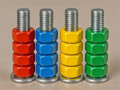 Гра Сортування болтів: кольорова головоломка онлайн