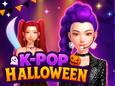Гра K-Pop Hunters: Halloween Fashion онлайн Гра K-Pop Hunters: Halloween Fashion онлайн