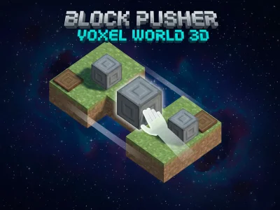 Гра Push the Block: Voxel World 3D онлайн
