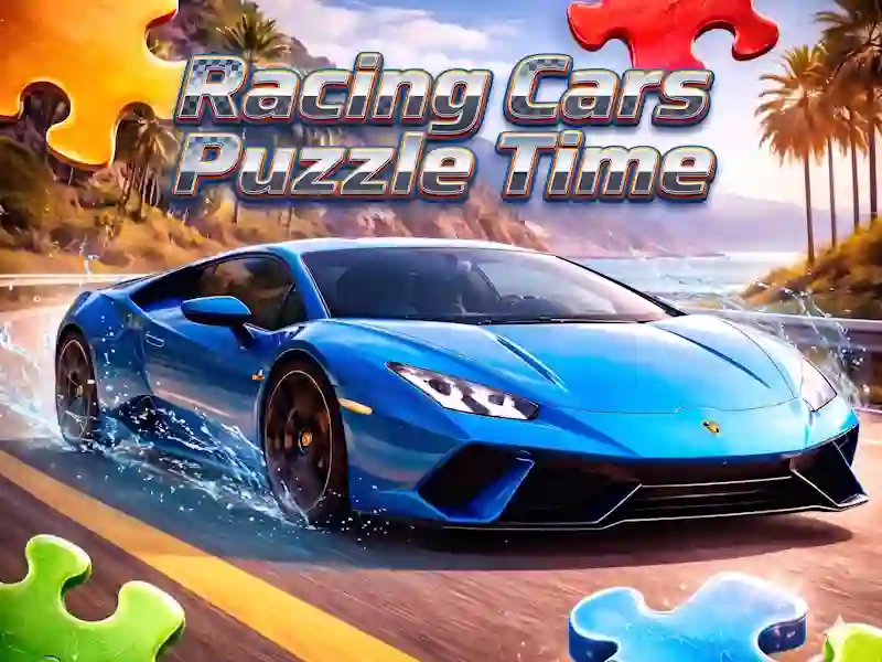 Гра Racing Cars Puzzle Time онлайн