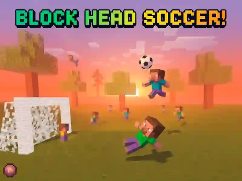 Гра Blocky Heads: Футбол онлайн