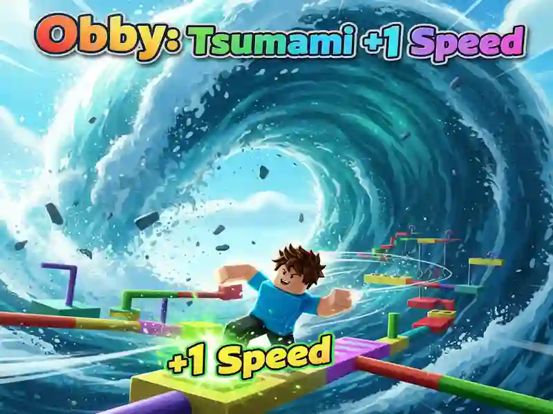 Гра Obby: Tsunami +1 швидкість онлайн