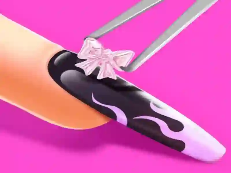 Гра 3D акриловий манікюр: Художні нігті онлайн