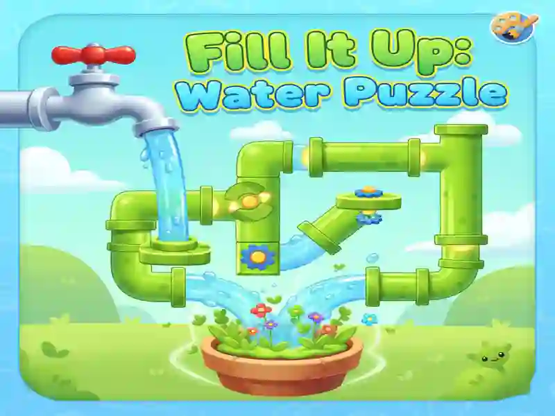 Гра Fill It Up: Water Puzzle онлайн