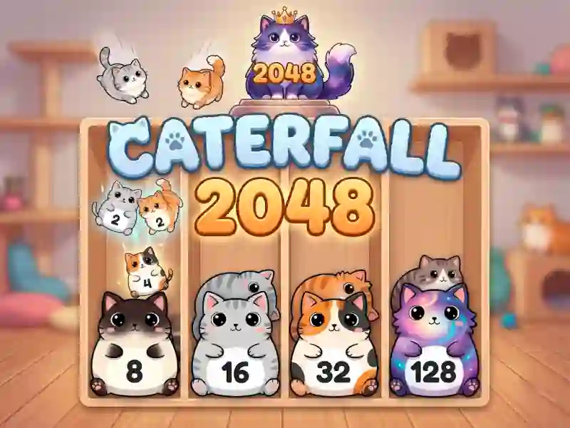 Гра Caterfall 2048 онлайн