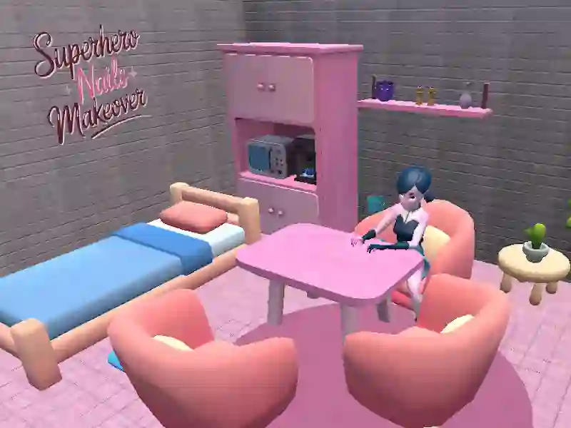 Гра Перетворення нігтів у стилі супергероїв онлайн