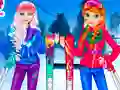 Гра Принцеси на лижах онлайн Гра Принцеси на лижах онлайн