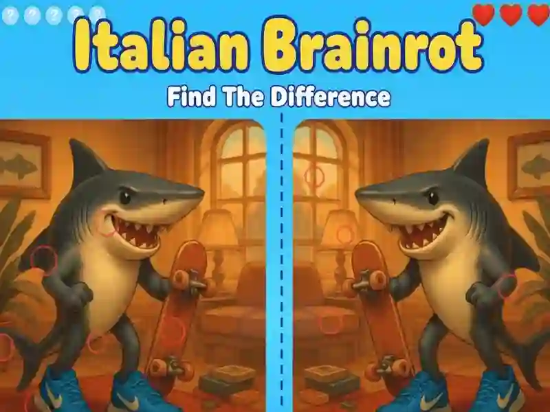 Гра Italian Brainrot: Spot the Differences онлайн Гра Italian Brainrot: Spot the Differences онлайн