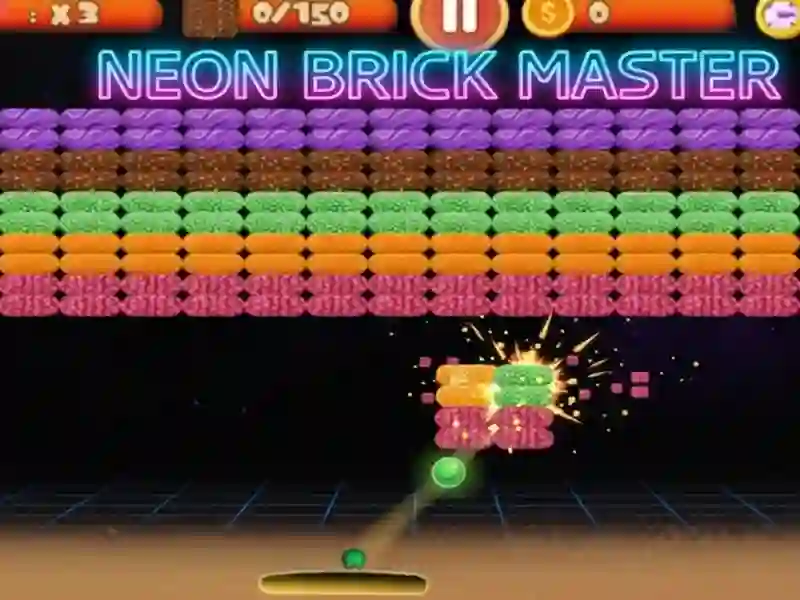 Гра Neon Bricks: Master of Destruction онлайн
