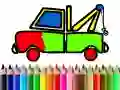 Гра Назад до школи: розфарбування вантажівок онлайн