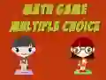 Гра Математична гра: вибір з кількох варіантів онлайн Гра Математична гра: вибір з кількох варіантів онлайн