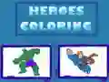 Гра Розмальовки Героїв онлайн
