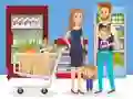 Гра Щасливий Шопінг Пазл онлайн
